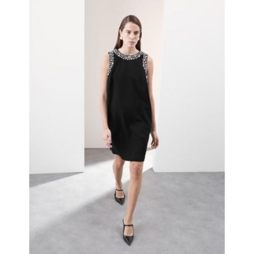 Womens Embellished Mini Shift Dress - - Autograph - Modalova