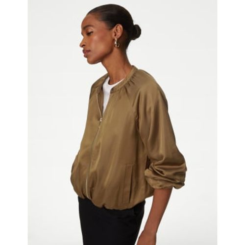 Womens Satin Bomber Jacket - - Autograph - Modalova