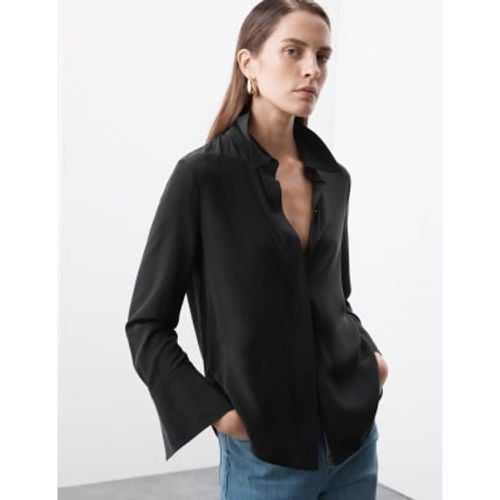 Womens Pure Silk Long Sleeve Shirt - - Autograph - Modalova