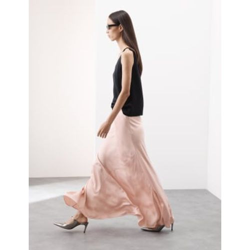 Womens Satin Maxi Asymmetric Slip Skirt - - Autograph - Modalova