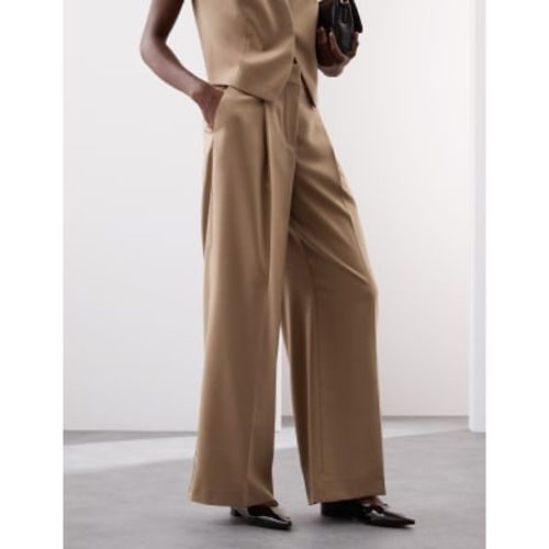 Womens Wool Blend Wide Leg Trousers - - Autograph - Modalova