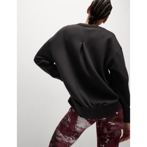 Womens Pleat Back Oversized Yoga Sweatshirt - - Goodmove - Modalova