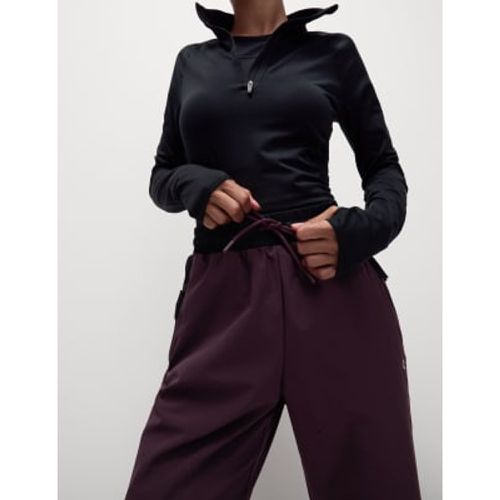 Womens Panelled High Waisted Tapered Joggers - - Goodmove - Modalova