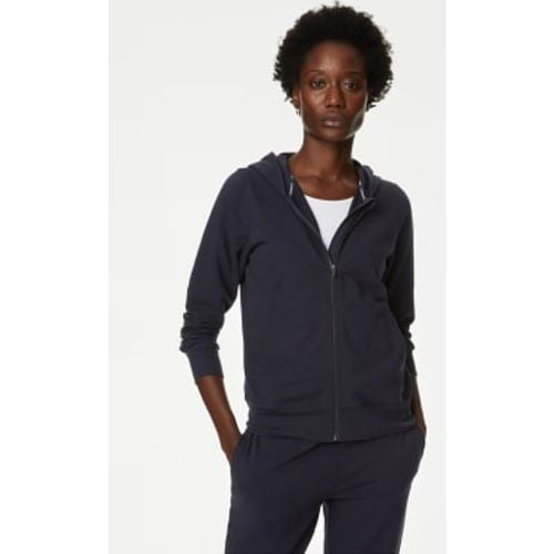 Womens Cotton Rich Relaxed Zip Up Hoodie - - Goodmove - Modalova