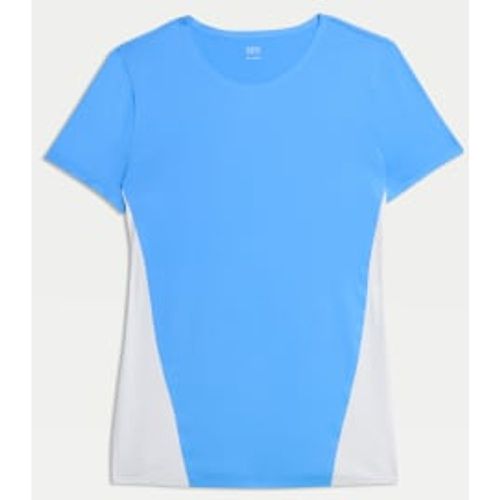 Womens Colour Block Scoop Neck T-Shirt - - Goodmove - Modalova