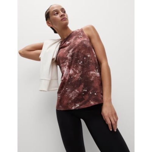 Womens Modal Blend Printed Tie Back Relaxed Vest Top - - Goodmove - Modalova