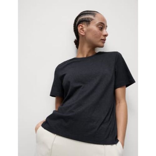 Womens Cotton Rich Crew Neck Relaxed T-Shirt - - Goodmove - Modalova