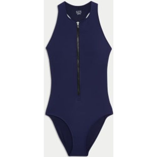 Womens Tummy Control Padded Zip Up Swimsuit - - Goodmove - Modalova