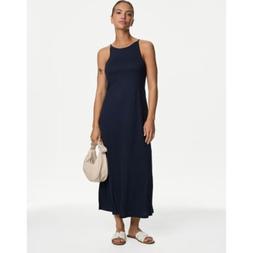 Womens Jersey Halter Neck Midaxi Beach Dress - - M&S Collection - Modalova