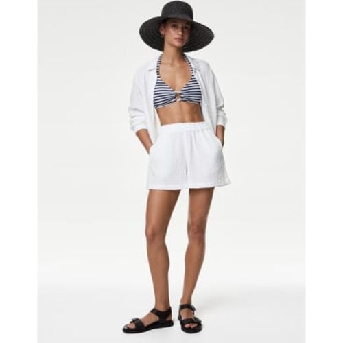 Womens Pure Cotton Textured Beach Shorts - - M&S Collection - Modalova