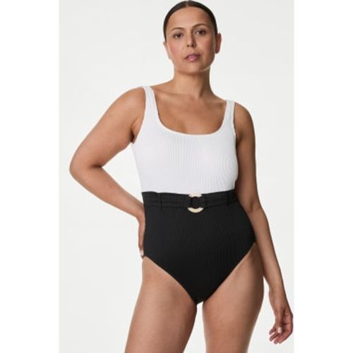 Womens Post Surgery Tummy Control Belted Swimsuit - - M&S Collection - Modalova