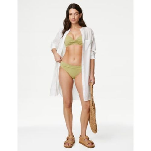 Womens Roll Top Bikini Bottoms - - M&S Collection - Modalova