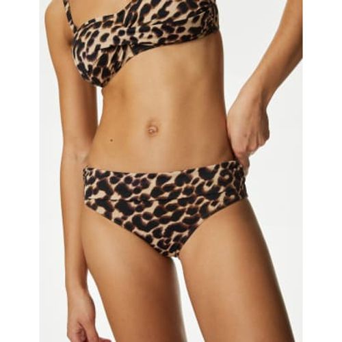 Womens Printed Roll Top Bikini Bottoms - - M&S Collection - Modalova