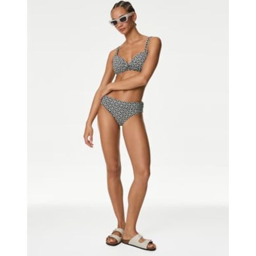 Womens Printed Roll Top Bikini Bottoms - - M&S Collection - Modalova