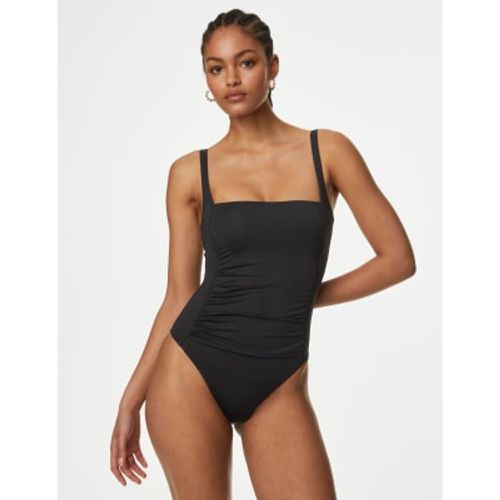 Womens 360 Tummy Control Padded Square Neck Swimsuit - - M&S Collection - Modalova