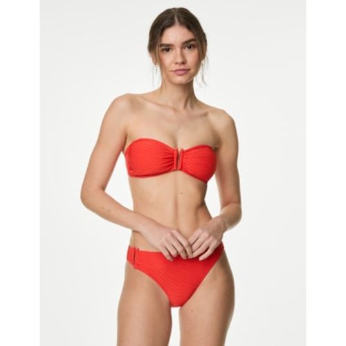 Womens Textured Bandeau Bikini Top - - M&S Collection - Modalova