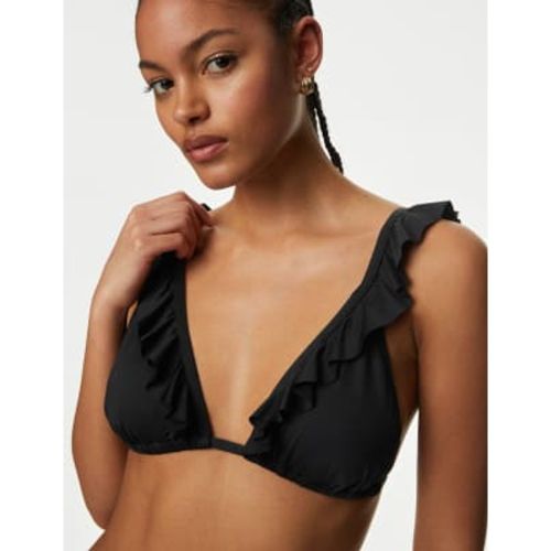 Womens Ruffle Plunge Bikini Top - - M&S Collection - Modalova