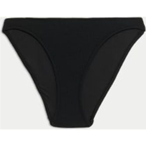 Womens Textured High Leg Bikini Bottoms - - M&S Collection - Modalova