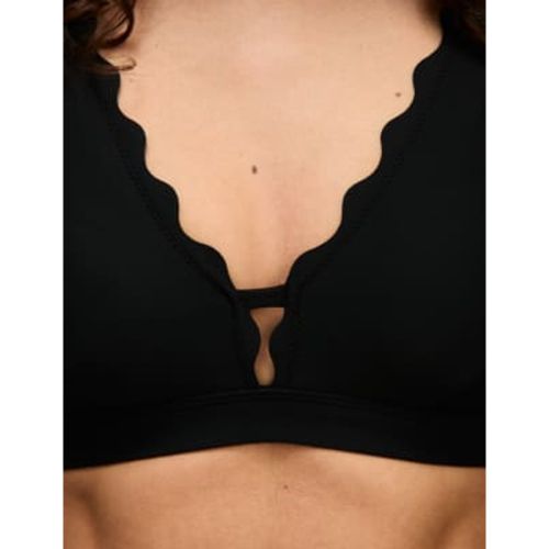 Womens Neoprene Scallop Bikini Top - - M&S Collection - Modalova