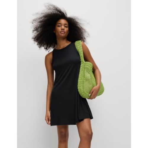 Womens Jersey Racerback Mini Swing Beach Dress - - M&S Collection - Modalova