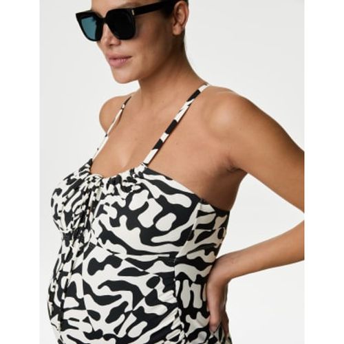 Womens Maternity Printed Scoop Neck Swimsuit - - M&S Collection - Modalova