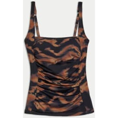 Womens 360 Tummy Control Printed Padded Tankini Top - - M&S Collection - Modalova