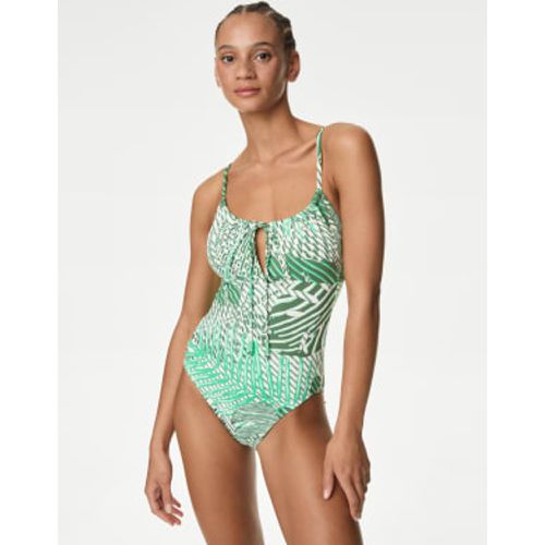 Womens Floral Padded Scoop Neck Swimsuit - - M&S Collection - Modalova