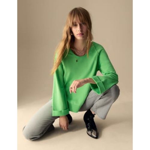 Womens Pure Cotton Relaxed Sweatshirt - - Per Una - Modalova