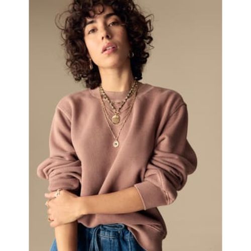 Womens Cotton Rich Oversized Sweatshirt - - Per Una - Modalova