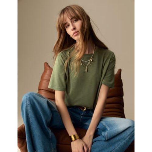 Womens Modal Rich Oversized T-Shirt - - Per Una - Modalova