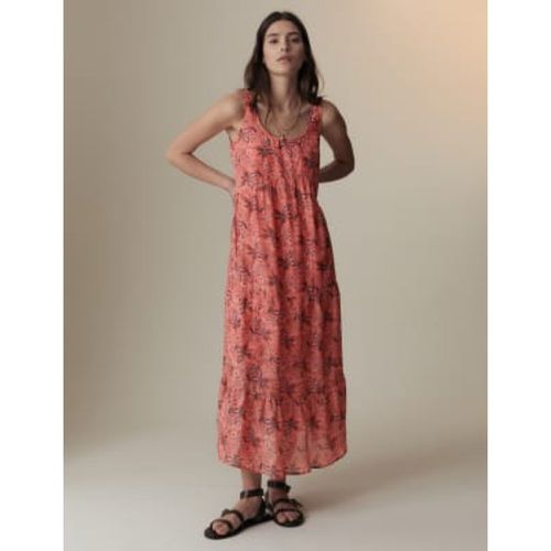 Womens Cupro Blend Floral Maxi Relaxed Dress - - Per Una - Modalova