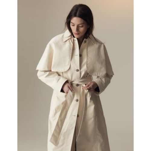 Womens Cotton Rich Stormwear™ Trench Coat - - Per Una - Modalova