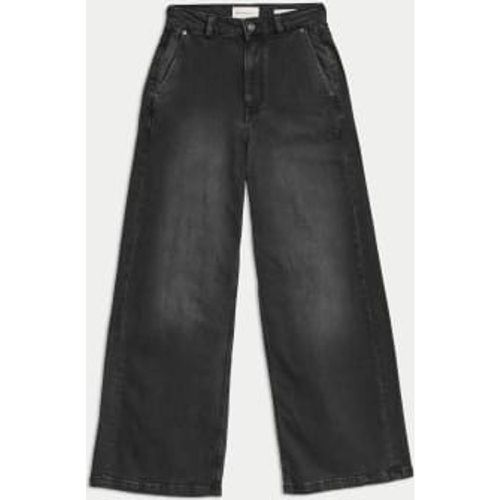 Womens High Waisted Wide Leg Jeans with Lyocell - - Per Una - Modalova