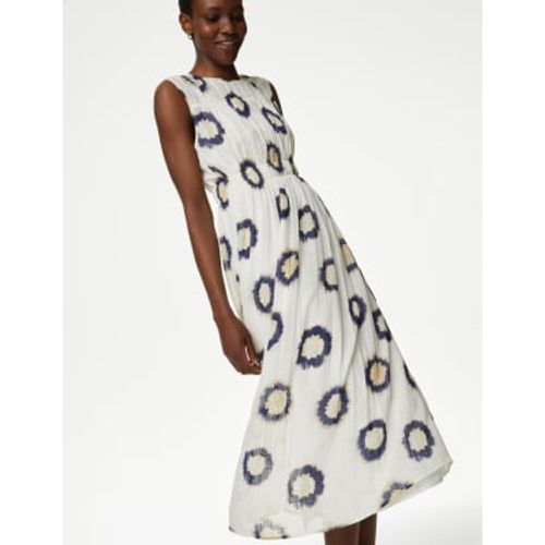 Womens Printed Midi Smock Dress - - M&S Collection - Modalova