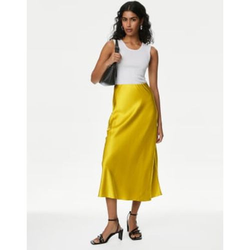 Womens Satin Midaxi Slip Skirt - - M&S Collection - Modalova