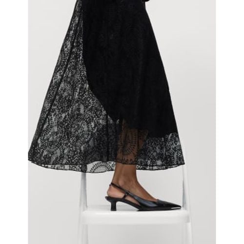 Womens Lace Maxi Skirt with Cotton - - M&S Collection - Modalova