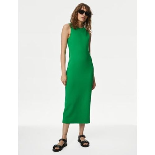 Womens Jersey Round Neck Midi Bodycon Dress - - M&S Collection - Modalova