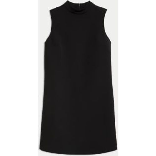 Womens High Neck Mini Shift Dress - - M&S Collection - Modalova