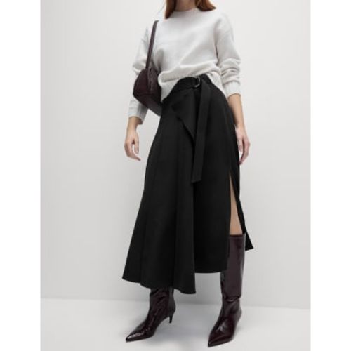 Womens Pleated Midaxi Wrap Skirt - - M&S Collection - Modalova