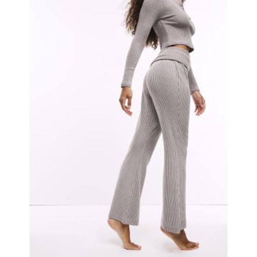 Womens Ribbed Pyjama Bottoms - - B by Boutique - Modalova