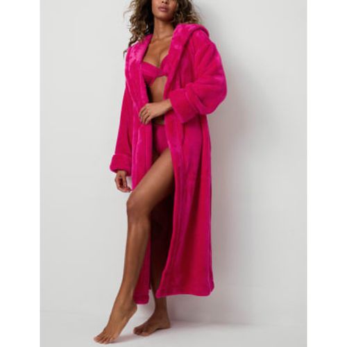 Womens Fleece Hooded Dressing Gown - - Rosie - Modalova