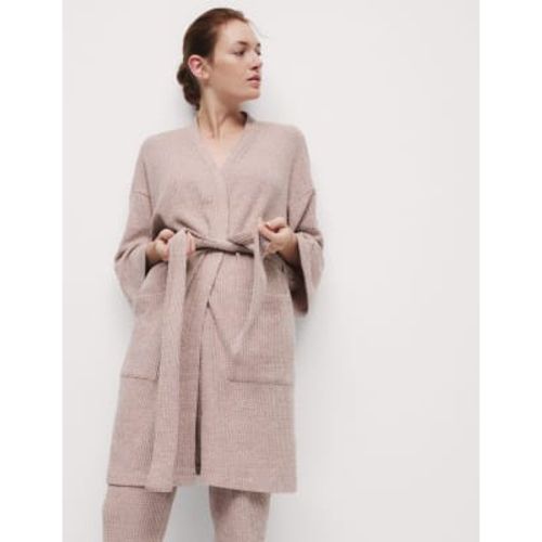 Womens Cosy Waffle Dressing Gown - - M&S Collection - Modalova