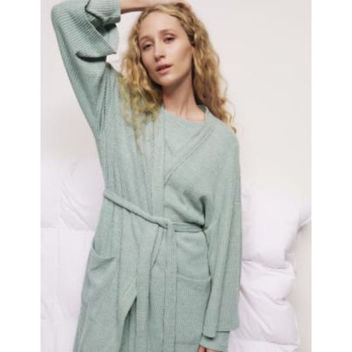 Womens Cosy Waffle Dressing Gown - - M&S Collection - Modalova