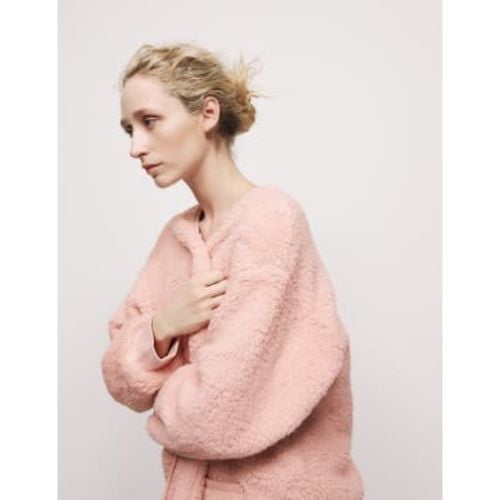 Womens Teddy Fleece Dressing Gown - - M&S Collection - Modalova