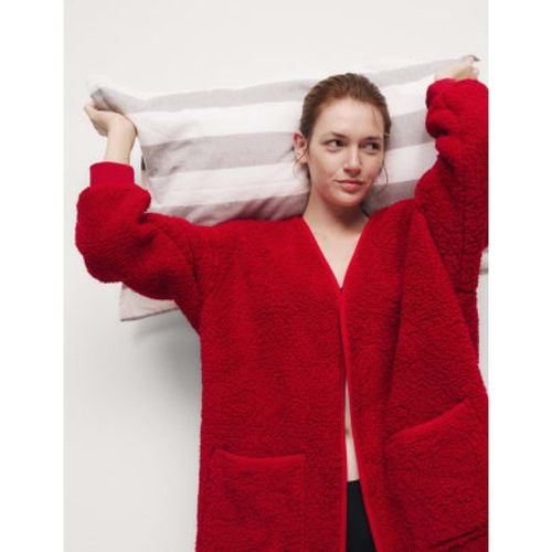 Womens Teddy Fleece Dressing Gown - - M&S Collection - Modalova