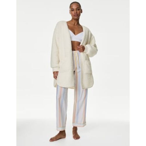 Womens Teddy Fleece Dressing Gown - - M&S Collection - Modalova