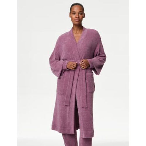 Womens Body Soft Feather Knit Dressing Gown - - Body by M&S - Modalova