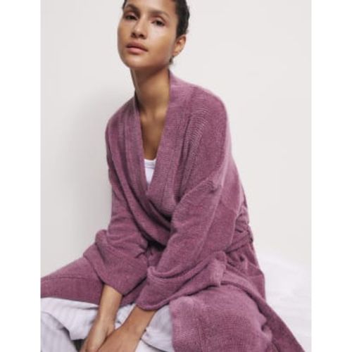 Womens Body Soft Feather Knit Dressing Gown - - Body by M&S - Modalova