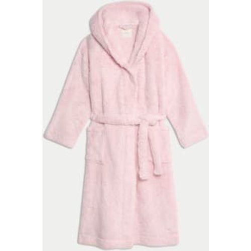 Womens Fleece Hooded Dressing Gown - - M&S Collection - Modalova