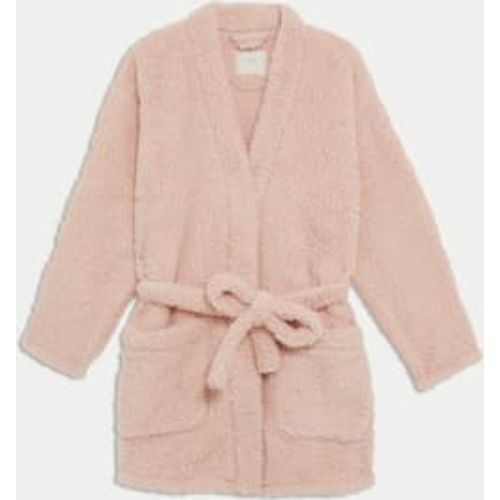 Womens Teddy Borg Wrap Lounge Cardigan - - M&S Collection - Modalova